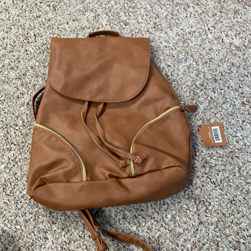 Brown backpack